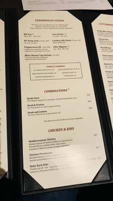 Menu photo 7 The CattleBaron Steakhouse & Bar Calgary, AB Menu photo 7 The CattleBaron Steakhouse & Bar Calgary, AB