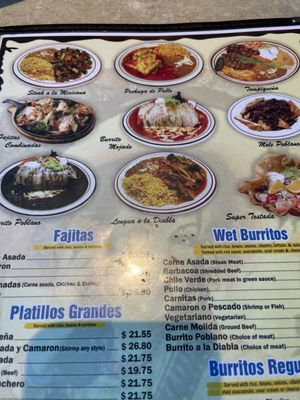 Menu photo 2 Casa Adelita La Habra, CA