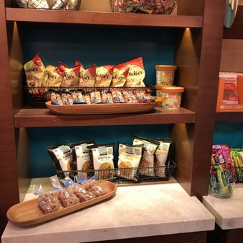 Blend Café - a shelf of snacks and snacks - Cafes Near Me - Huntington Beach, California Blend Café - a shelf of snacks and snacks - Cafes Near Me - Huntington Beach, California