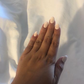Nails Plus - Simple almond acrylic ! - Nail Salons Near Me - Twin Falls, Idaho