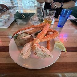 The Depot Bar & Restaurant - 1 1/2 lbs of Alaska King Crab legs soo good