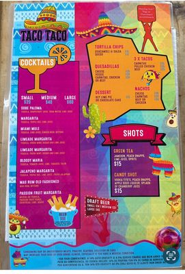 Menu photo 6 Taco Taco South Beach Miami Beach, FL Menu photo 6 Taco Taco South Beach Miami Beach, FL
