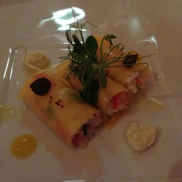 Crab meat cannelloni Crab meat cannelloni