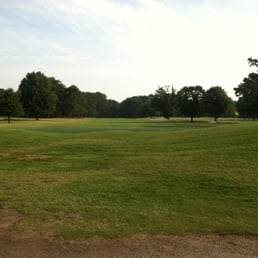 Hole 18 from behind the green.