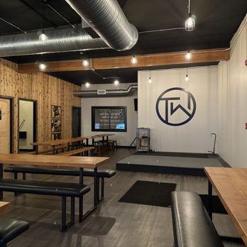 Train Wreck Brewing - Seating and stage area~ - Breweries Near Me - Port Moody, British Columbia Train Wreck Brewing - Seating and stage area~ - Breweries Near Me - Port Moody, British Columbia