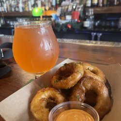 The Showdown - Strawberry lemonade boochcraft and delicata squash rings