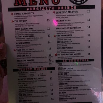 The 303 Bishop Arts - Drink menu - Sports Bars Near Me - Dallas, Texas