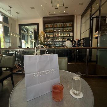 Sartiano's - my drink that i got just as i finished eating - Italian Near Me - New York, New York