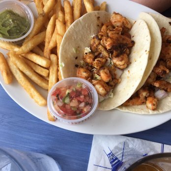 Surf Rider Bluewater - Shrimp tacos. - Seafood Near Me - Hampton, Virginia