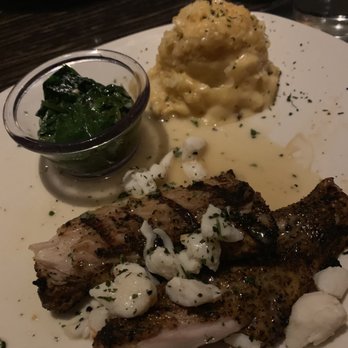 Bonefish Grill - Mahi with lump crab & au gratin potatoes - Seafood Near Me - Augusta, Georgia