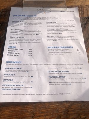 Menu photo 1 Matchwood Brewing Sandpoint, ID