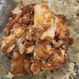 General Chicken. All mush.I called -they argued about the chicken. Won't be supporting again.