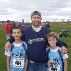 Wolf Family Chiropractic - My boys and I at cross country nationals after finishing in the top 20 at state!