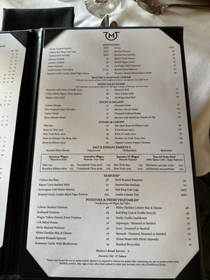 Menu photo 3 Mastro's Ocean Club Irvine, CA Menu photo 3 Mastro's Ocean Club Irvine, CA