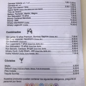 Café Berlin - Menu - Bars Near Me - Málaga, Massachusetts Café Berlin - Menu - Bars Near Me - Málaga, Massachusetts