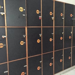 Lemon Spirit Hostel - A photo of the lockers available to guests (besides the lockers in the room).