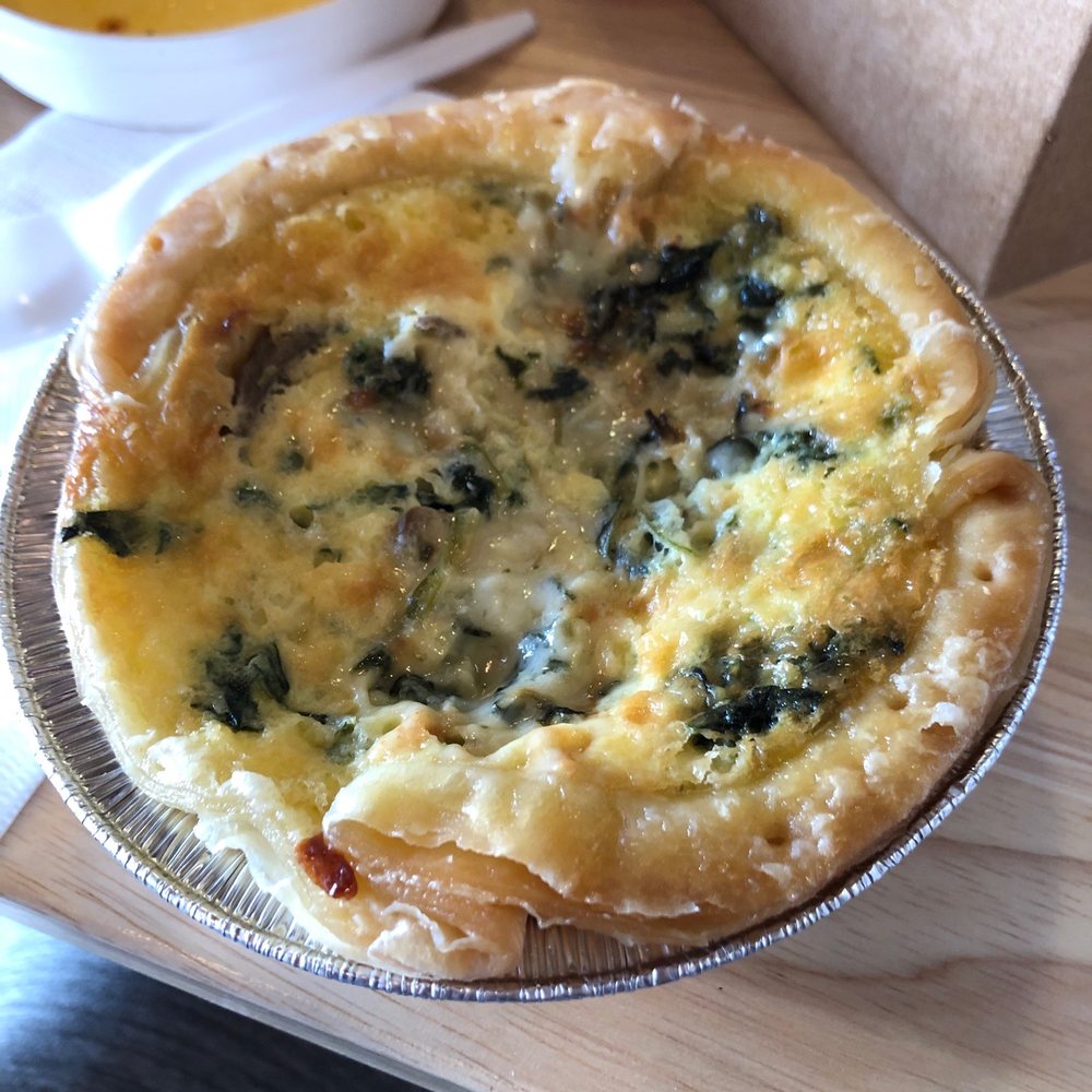 Bloom Baking Company - Spinach mushroom quiche - Bakeries Near Me - Kansas City, Missouri