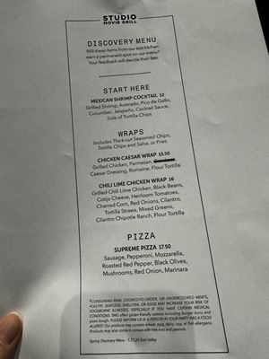 Menu photo 6 Studio Movie Grill - Simi Valley Simi Valley, CA