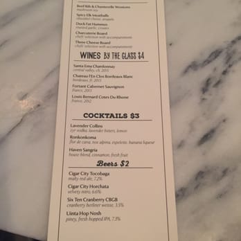 Haven - Awesome happy hour menu! - Venues & Event Spaces Near Me - Tampa, Florida
