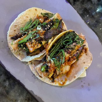 Bar Tabu - Korean sticky mushroom tacos - Salad Near Me - Chicago, Illinois
