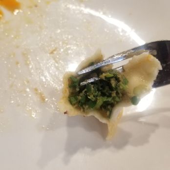 Hidden Dumpling House - Pork/shrimp/chives dumplings. Mostly veggies, barely any meat or shrimp. - Chinese Near Me - Elk Grove, California Hidden Dumpling House - Pork/shrimp/chives dumplings. Mostly veggies, barely any meat or shrimp. - Chinese Near Me - Elk Grove, California