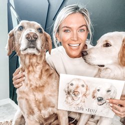 Custom Pet Portraits by Tiffany Dnaka