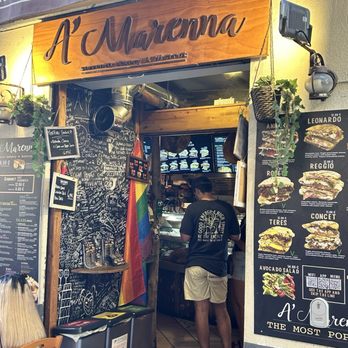 A'Marenna - Outside in the market alley - Sandwiches Near Me - Sorrento, NA A'Marenna - Outside in the market alley - Sandwiches Near Me - Sorrento, NA