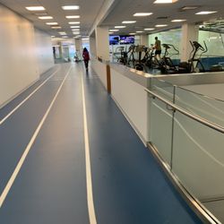 Compuware Wellness Center - 1/8 mile track, upstairs elliptical