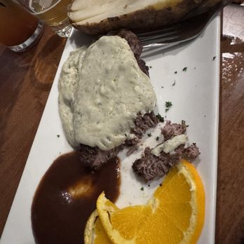 The Boathouse - Filet butterflied medium well with blue cheese - New American Near Me - Minocqua, Wisconsin The Boathouse - Filet butterflied medium well with blue cheese - New American Near Me - Minocqua, Wisconsin
