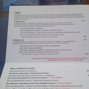 Ram's Gate Winery - Wine menu - Wineries Near Me - Sonoma, California Ram's Gate Winery - Wine menu - Wineries Near Me - Sonoma, California
