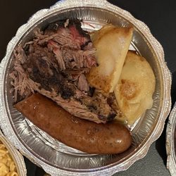 Belvedere Of East Windsor - 2 meat combo with brisket, kielbasa, pierogi