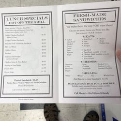 Holzman Meats - Menu as of 6/15/2024