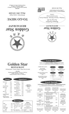 Menu photo 7 Golden Star Astoria, OR