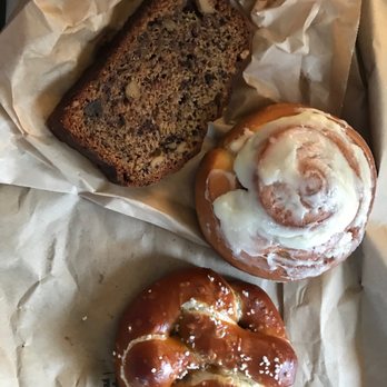 Blue Loon Bakery - Banana walnut and pretzel bread- so so, a little dry Cinnamon Roll- AVOIDDDD! Hard bread - Bakeries Near Me - New London, New Hampshire Blue Loon Bakery - Banana walnut and pretzel bread- so so, a little dry Cinnamon Roll- AVOIDDDD! Hard bread - Bakeries Near Me - New London, New Hampshire
