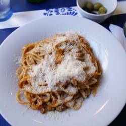 Mario - Heerlijke Spaghetti Bolognaise - zoals vernoemd in de 17 beste adresjes in Belgie voor Spaghetti Bolognaise.... .