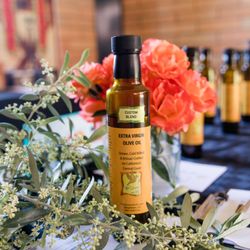The Groves on 41 - A bottle among roses as we pour at an annual fundraiser.
