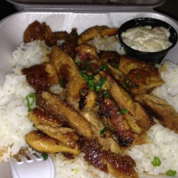 Ross J's Aloha Grill - Spicy Korean Chicken -to go. Not very spicy, but was still good. - Hawaiian Near Me - Henderson, Nevada Ross J's Aloha Grill - Spicy Korean Chicken -to go. Not very spicy, but was still good. - Hawaiian Near Me - Henderson, Nevada
