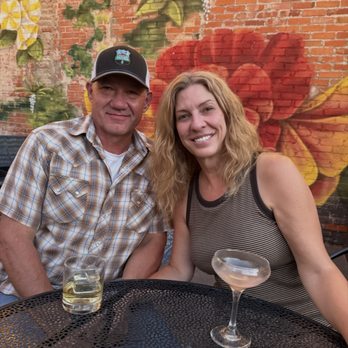 Paramount Ballroom - Outdoor seating is tucked behind the building with beautiful murals. - Vegetarian Near Me - Cheyenne, Wyoming