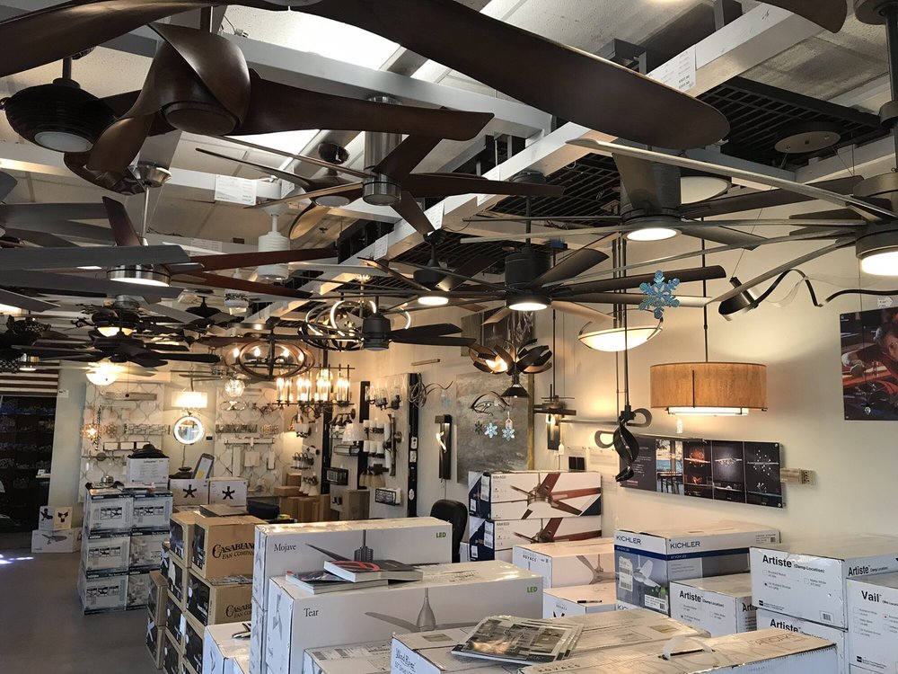 Slide of Fan Diego Ceiling Fans & Lighting Showroom
