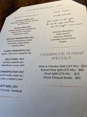 Menu photo 1 McCully House Jacksonville, OR