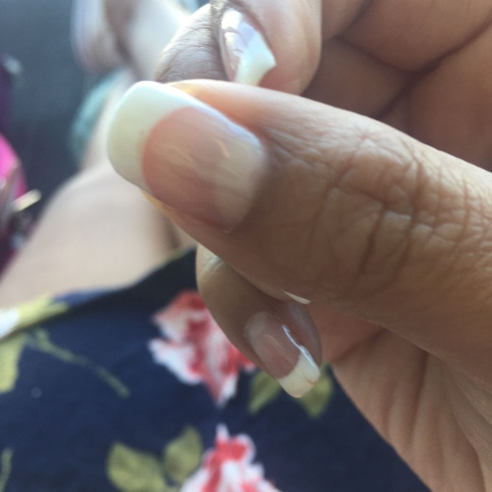 Apollo Nails & Spa - sloppy french tip - Nail Salons Near Me - San Diego, California