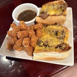 JDs Bar & Lounge - The French Dip with a twist! With a cold PBR on the side!