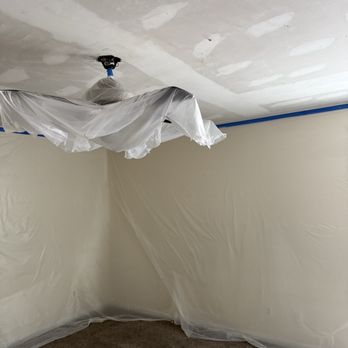 B&D Painting & More - Work in progress, room well prepped. - Painters Near Me