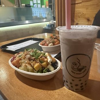 Okie Pokii Cafe - Salmon Poke Bowl Taro Milk Tea - Poke Near Me - Highland Park, New Jersey