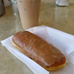 ABC donut - Iced coffee $4.50 maple bar $1.75