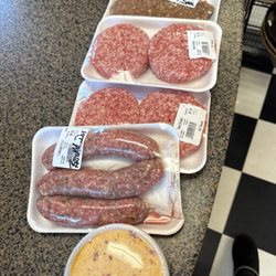 T & T Meats - Pimento cheese, brisket links, brisket burgers, & chicken sausage