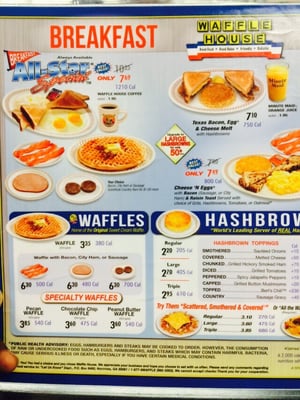 Menu photo 8 Waffle House Ft Lauderdale, FL Menu photo 8 Waffle House Ft Lauderdale, FL