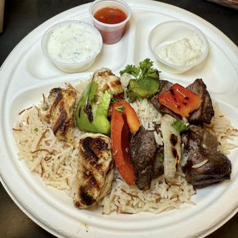 LEBTAV - Lamb & Chicken Rice Bowl - Mediterranean Near Me - Rockville, Maryland LEBTAV - Lamb & Chicken Rice Bowl - Mediterranean Near Me - Rockville, Maryland