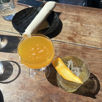 Kaiyo Rooftop - Passion fruit mimosa (off menu) and old fashioned - Peruvian Near Me - San Francisco, California Kaiyo Rooftop - Passion fruit mimosa (off menu) and old fashioned - Peruvian Near Me - San Francisco, California