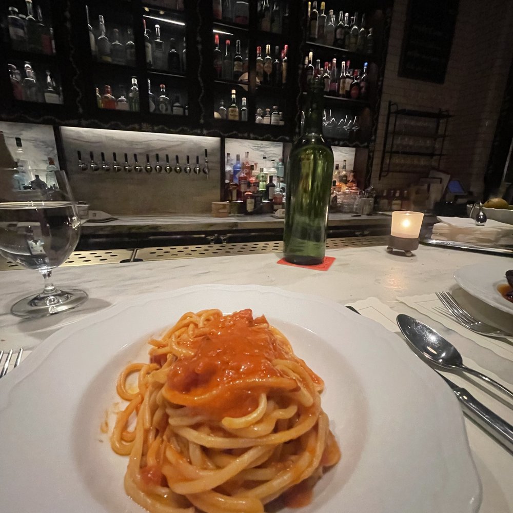 Corner Bar - Spaghetti pomodoro - New American Near Me - New York, New York